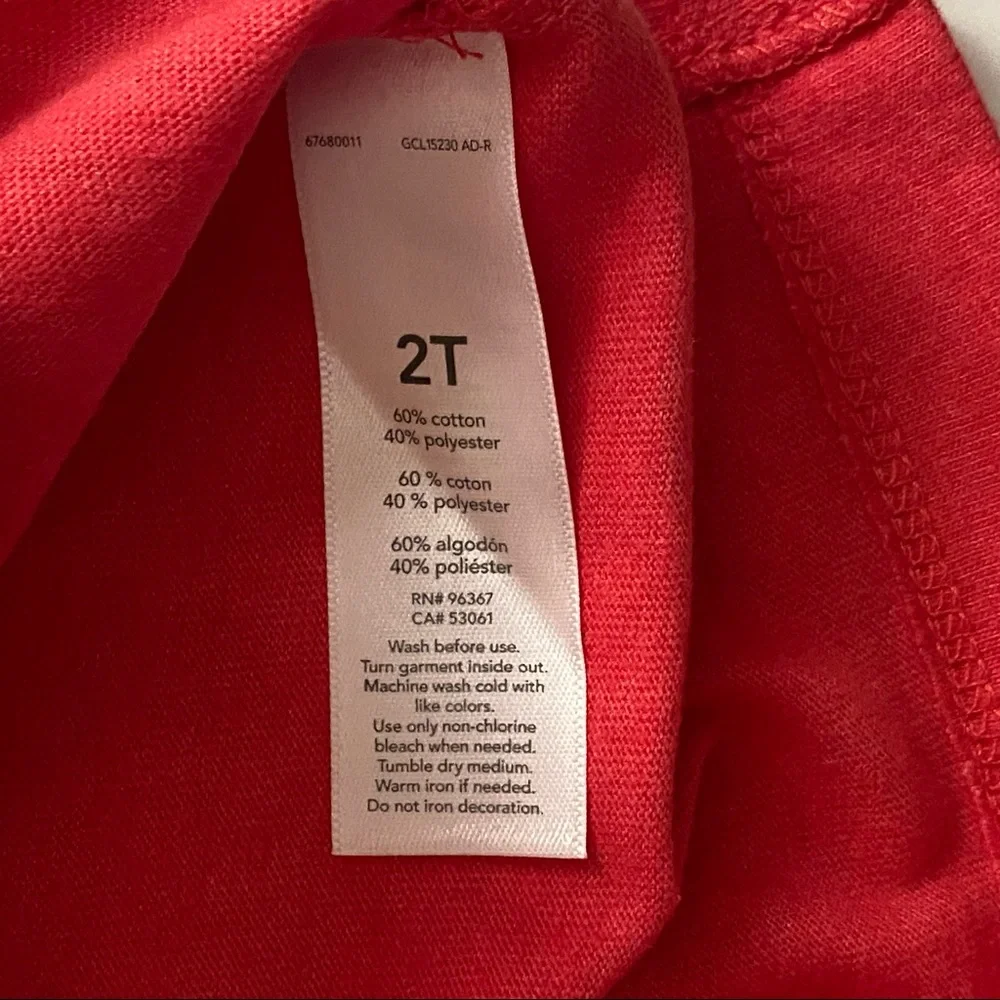 OshKosh B'gosh boys shirt size 2T Red Polo new NWT cotton Blend 24 months